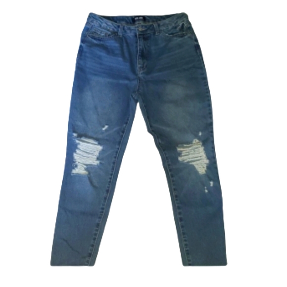 Wax Jean, distress blue wash size 13/31‎ - Picture 1 of 5